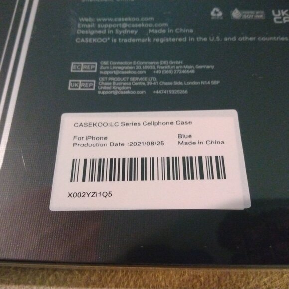 Casekoo LC series cellphone case iPhone color Blue New Read - Picture 3 of 3